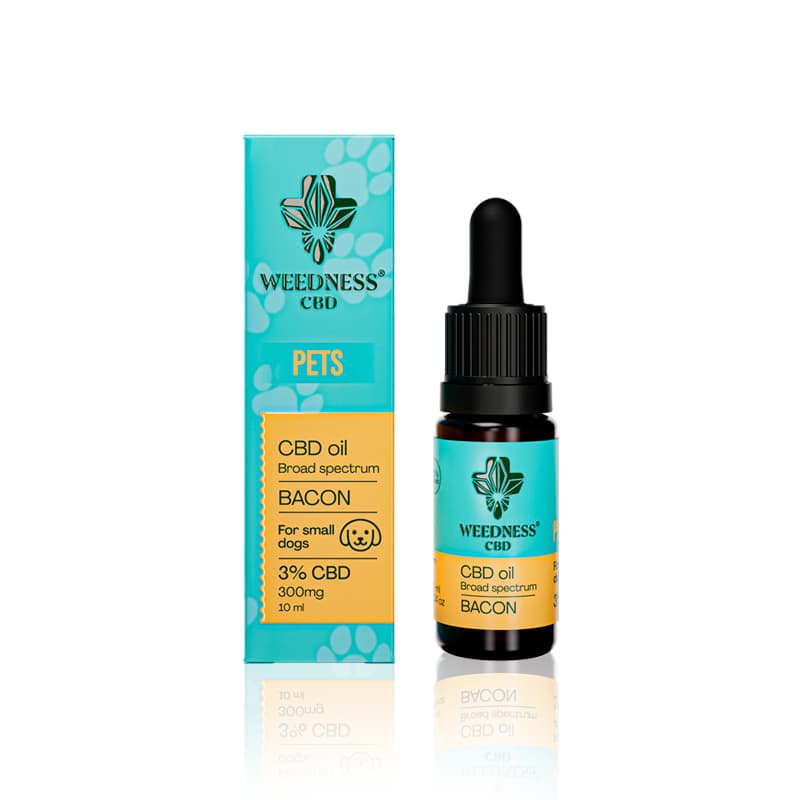 CBD oil 3% for Small Dogs | Bacon