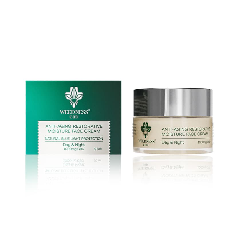 24h Anti-aging facial cream | 1000mg CBD 50ml