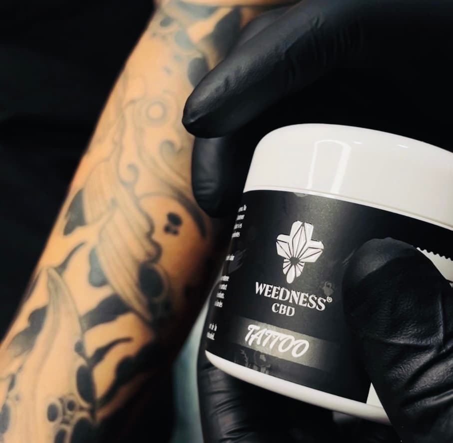 Natural Tattoo Balm with 500mg CBD and 500mg CBG
