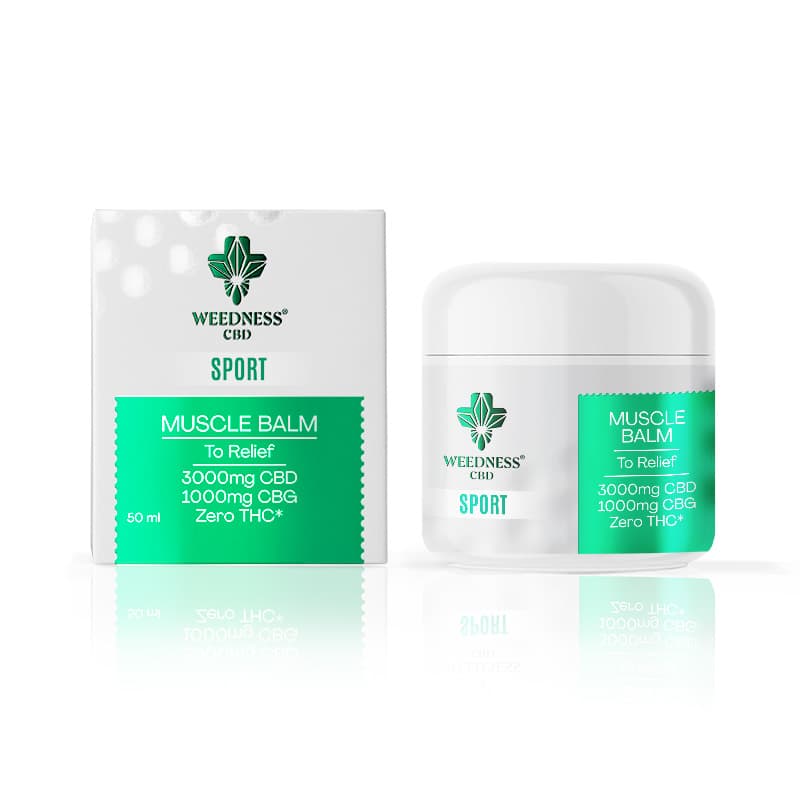 Sport Muscle Relief Balm 3000mg CBD and 1000mg CBG