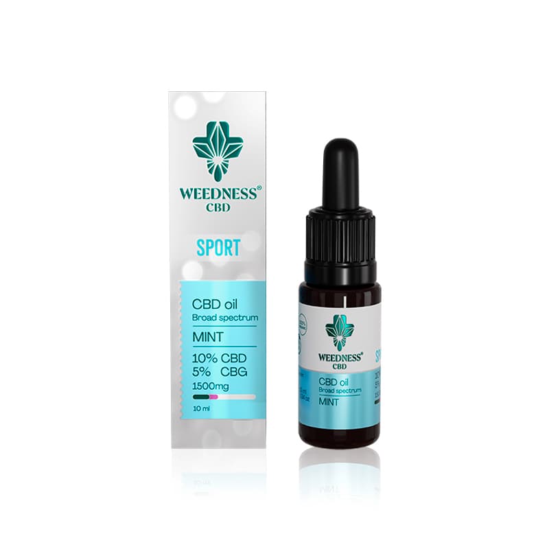 Sport CBD Oil 10% + CBG 5%  | Peppermint 10ml