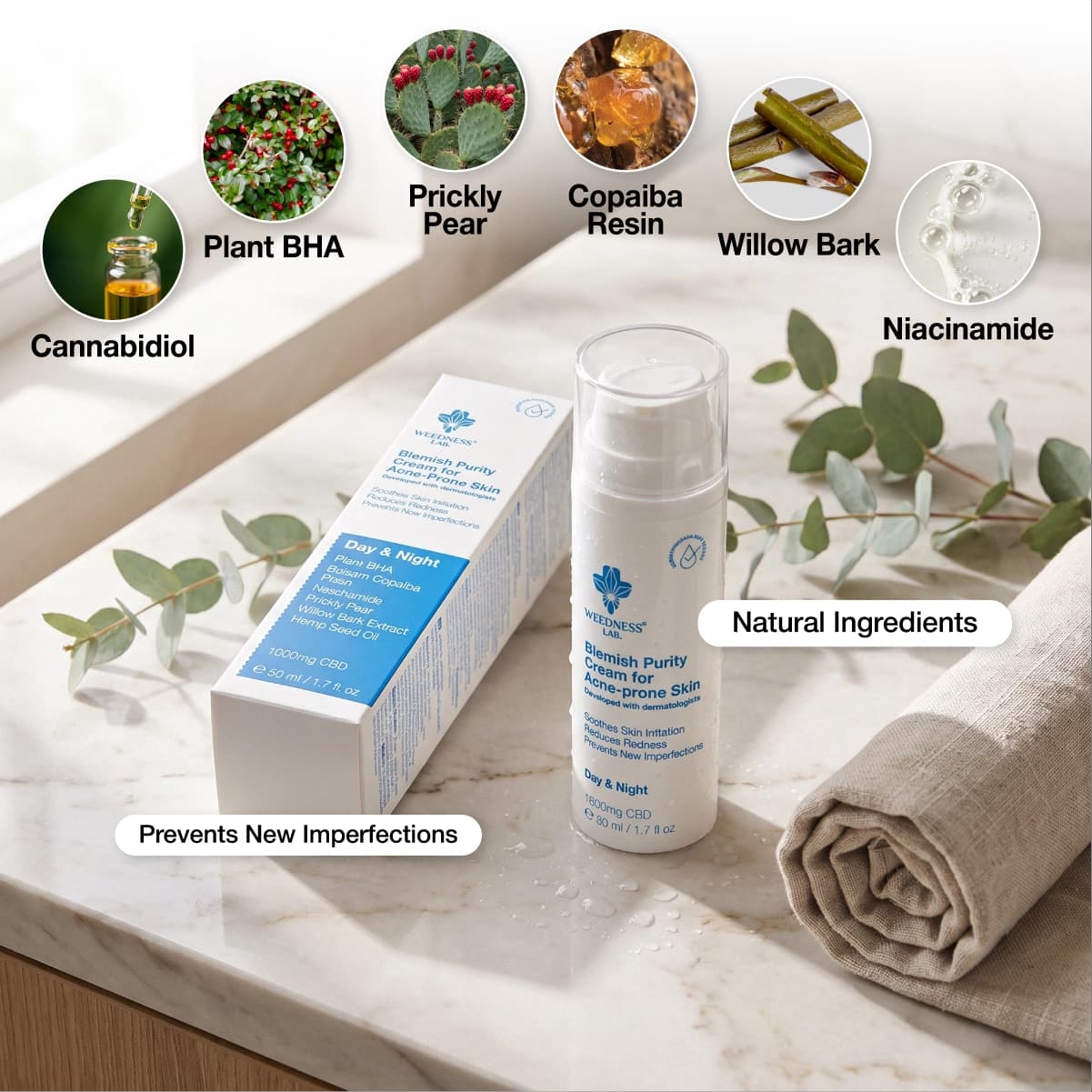 Blemish Purity CBD Cream for Acne-prone skin