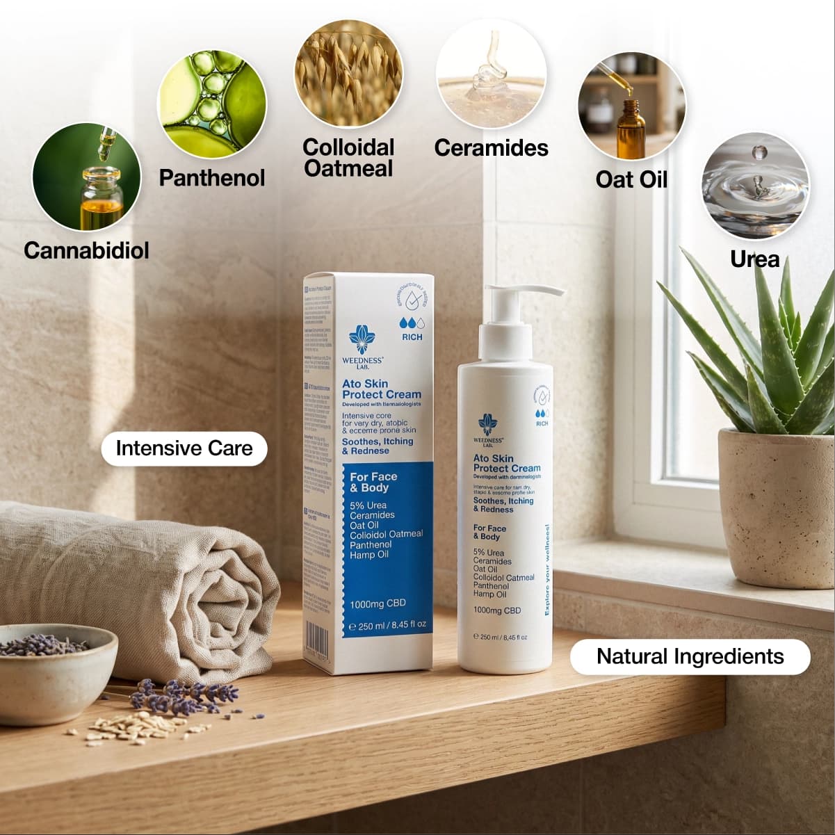 CBD Cream for dry, atopic and eczema-prone skin