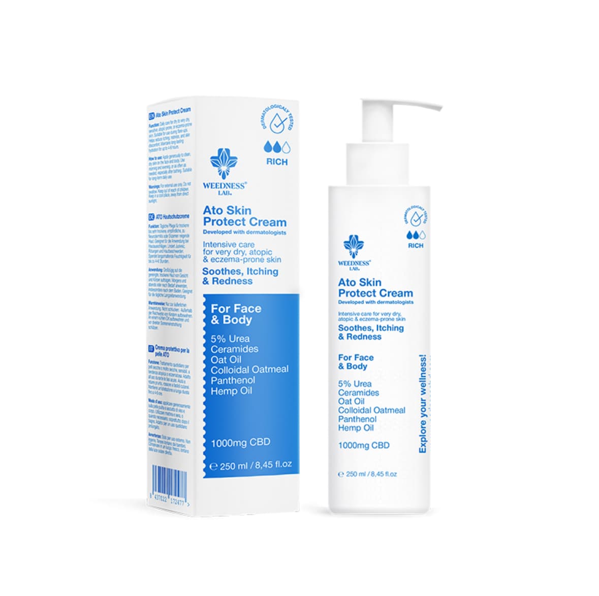 CBD Cream for dry, atopic and eczema-prone skin