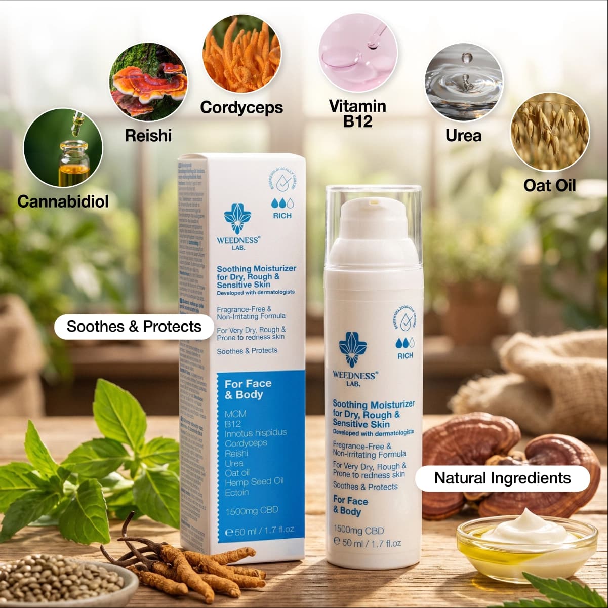 Restorative CBD Cream for Dry, Flaky and Psoriasis-prone skin