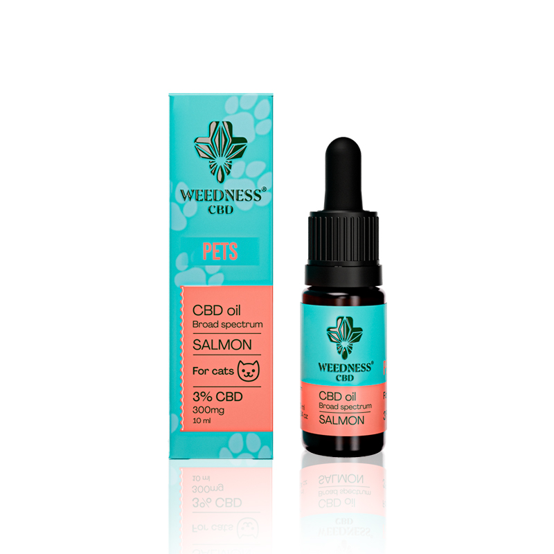 CBD Oil 3% for cats | Salmon 10ml